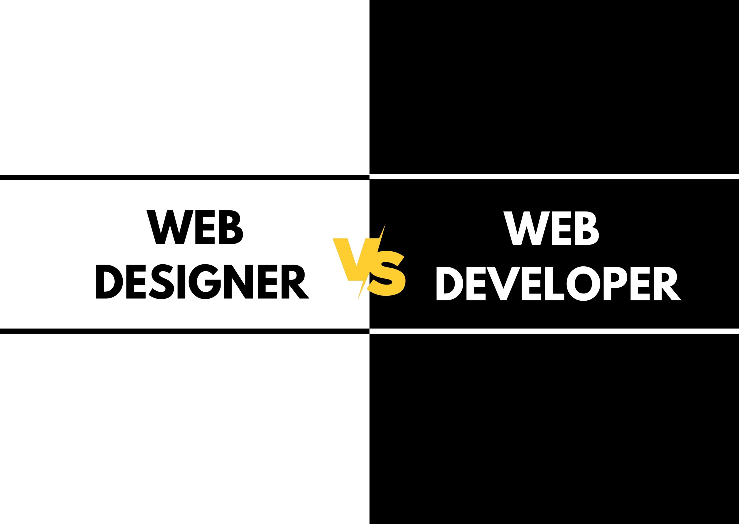 Web Designer Vs Web Developer What S The Difference