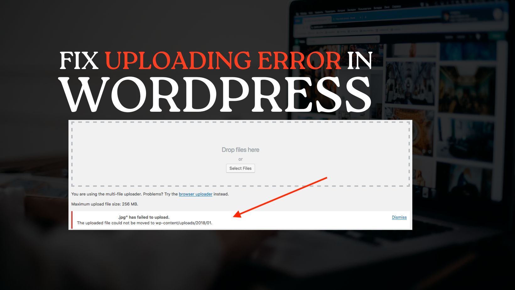 How to Fix Uploading File Error "Uploaded File Could Not Be Moved to wp-content/uploads" in WordPress