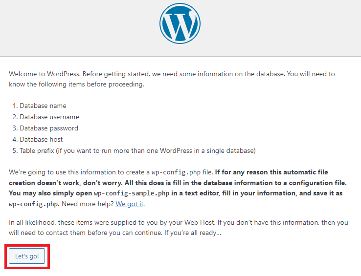 Install WordPress on Xampp