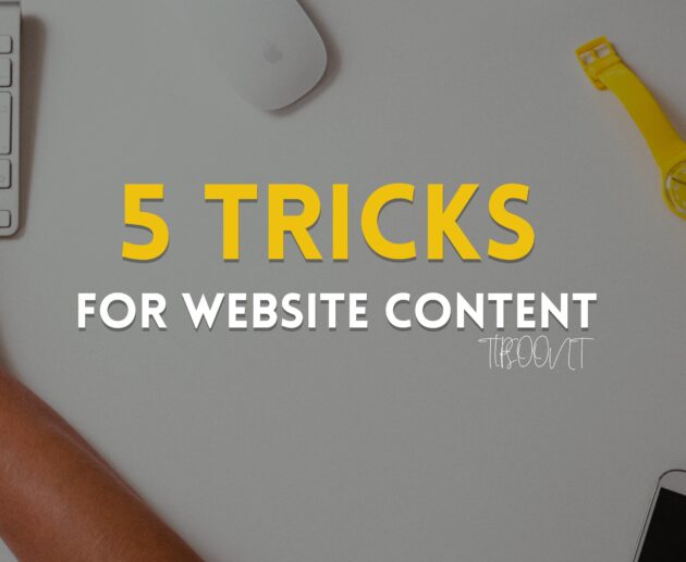 Website content Creation TIP