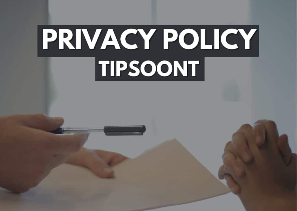 Privacy Policy for TIPsoont