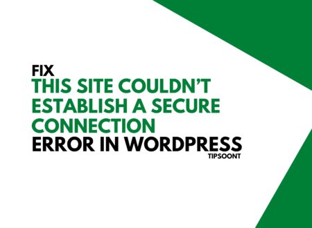 Fix WordPress error this site couldn’t establish a secure connection