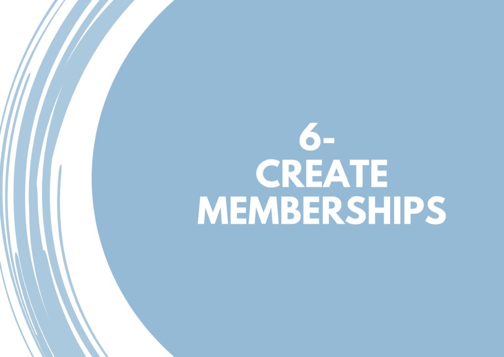 Memberships account is also a good way to monetize your site 