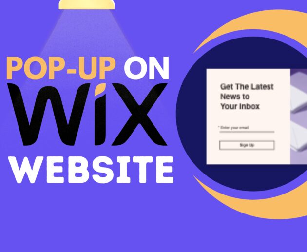 How to Use Pop Up on wix Website to generate Leads