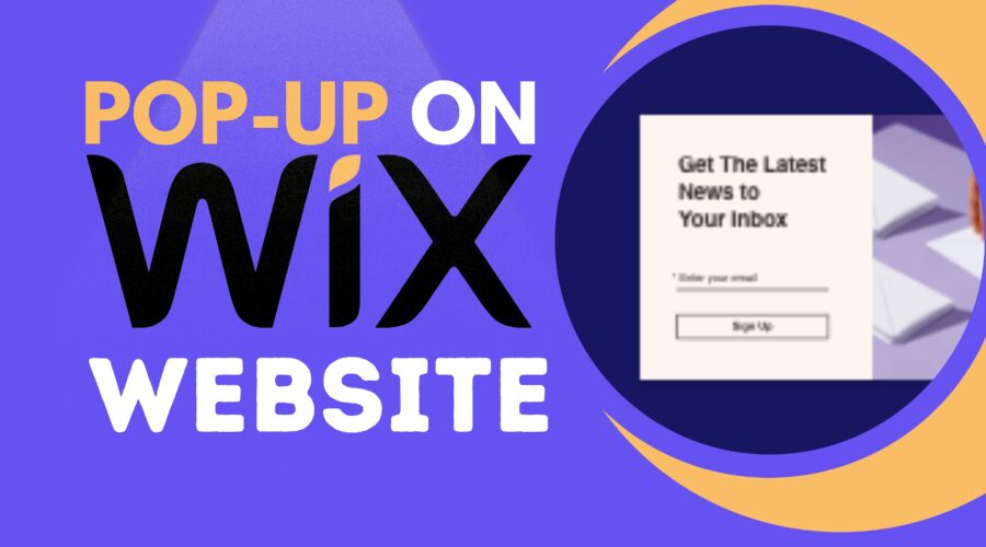 How to Use Pop Up on wix Website to generate Leads