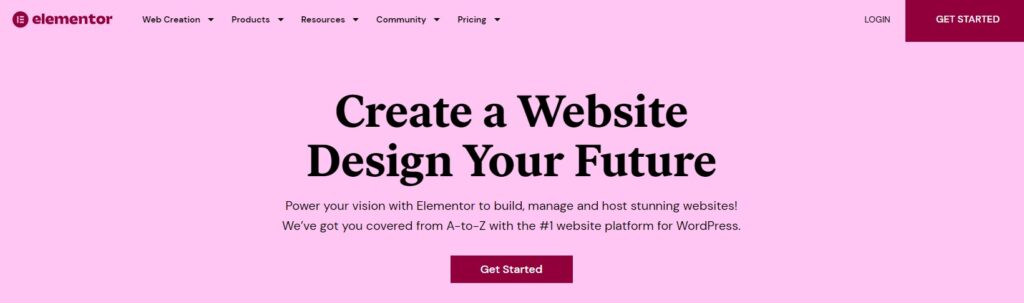 Elementor Homepage