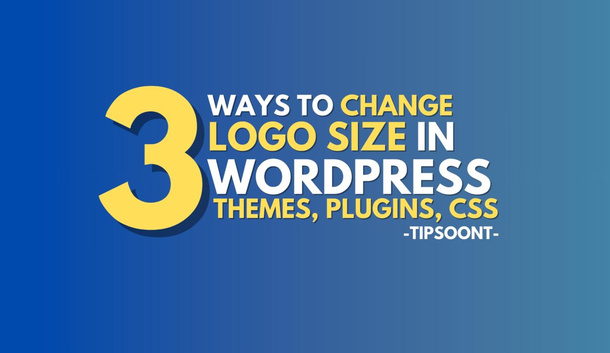 How to Change Logo Size WordPress (3 Easy Ways)