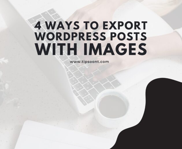 Export WordPress Posts