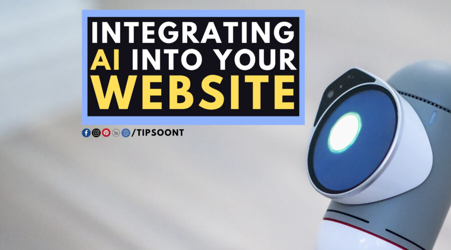 Integrating the features and bot of Ai in website