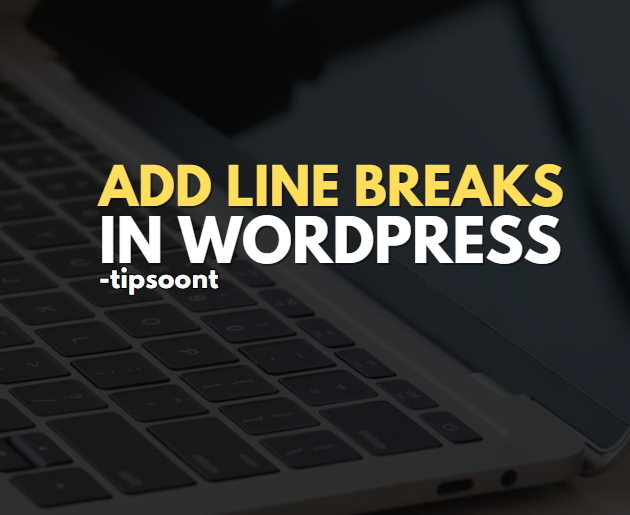 Add Line Breaks in WordPress