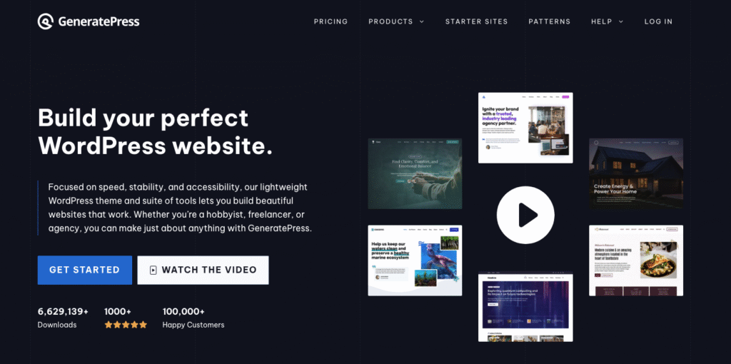 GeneratePress Homepage