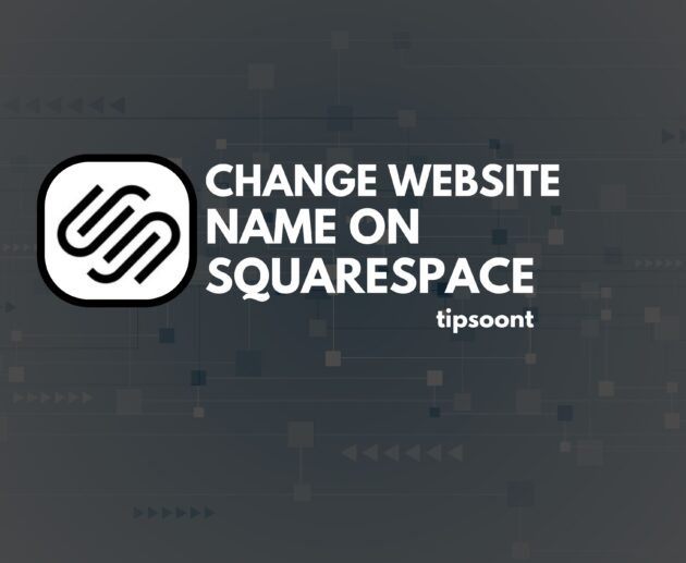 How to Change Website Name on Squarespace