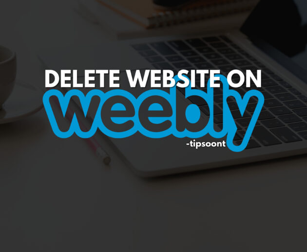 Delete website from Weebly