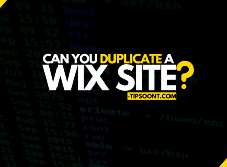 can you Duplicate a Wix Site