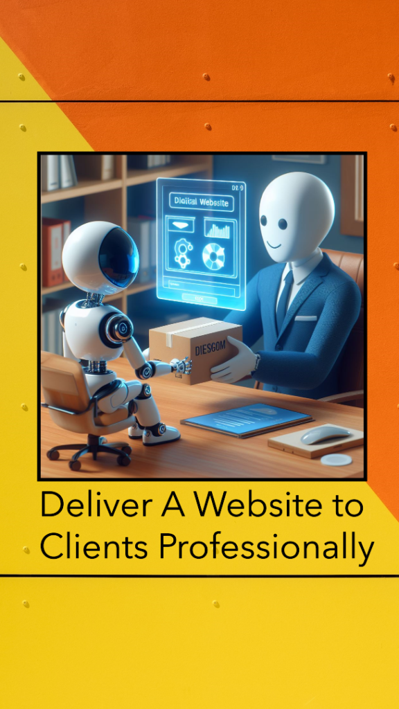 deliver website to client