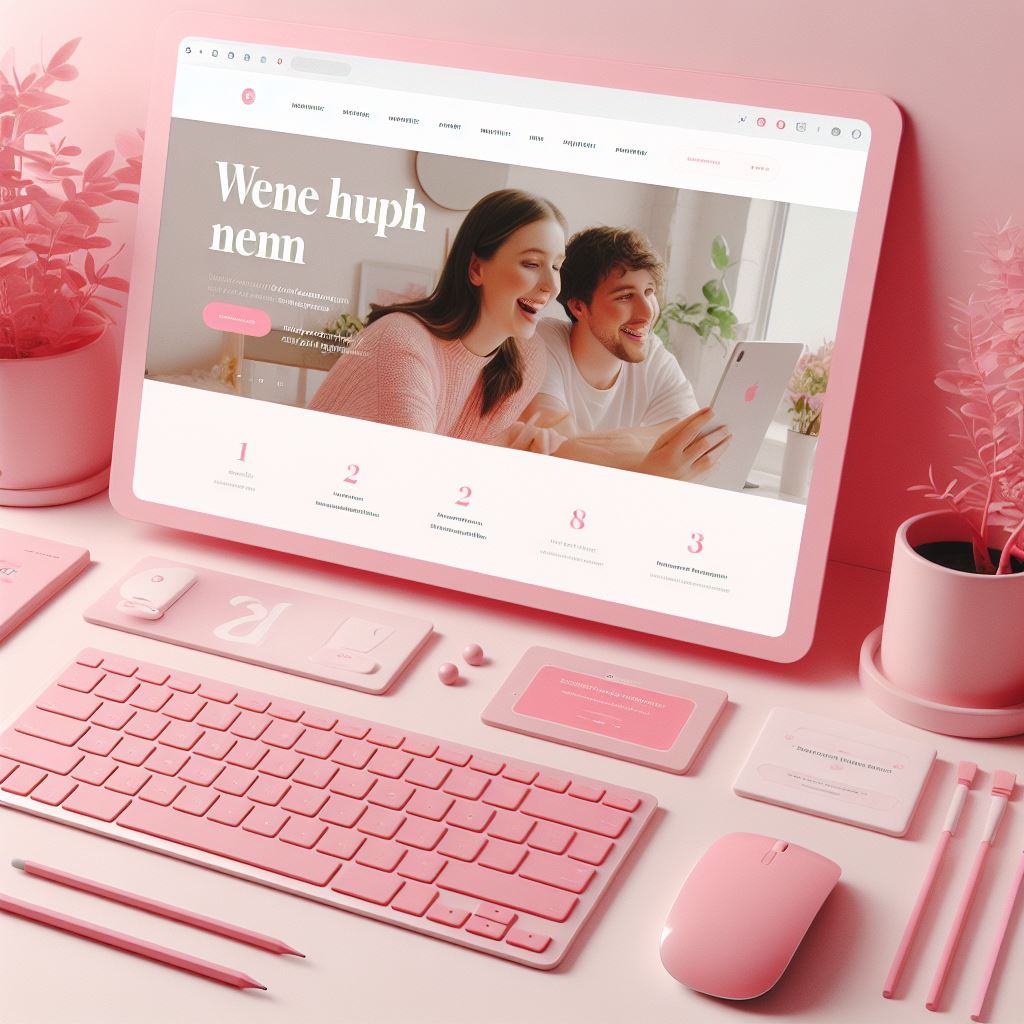 Pink Colored Website