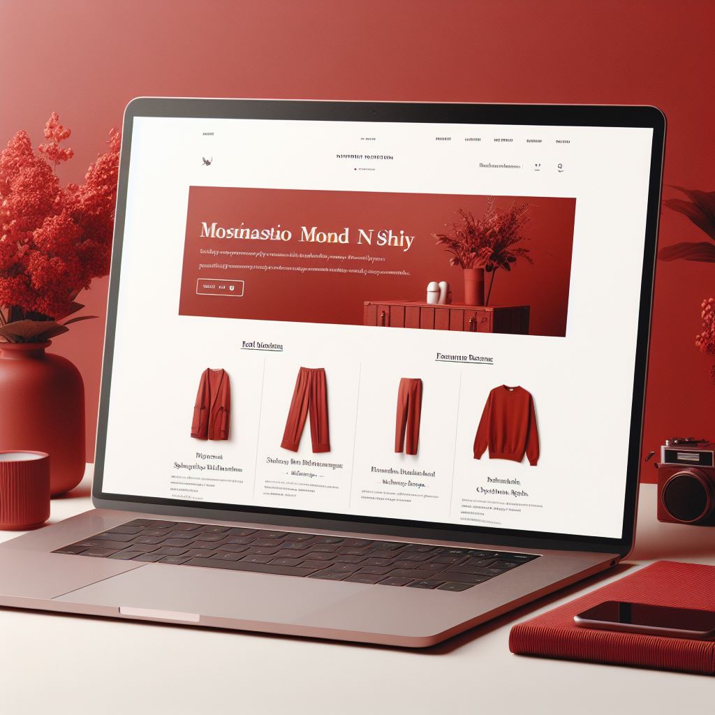 red Colored Website