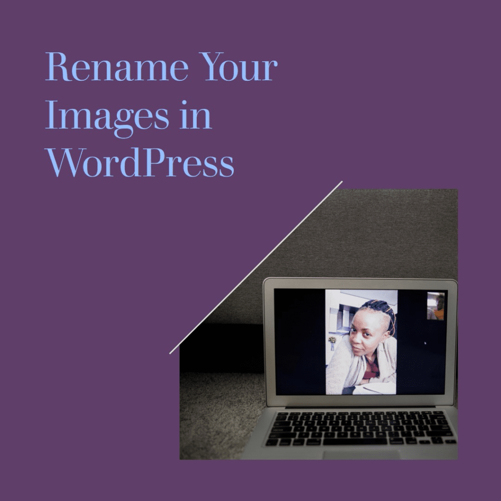 Rename your Images in WordPress easy guide