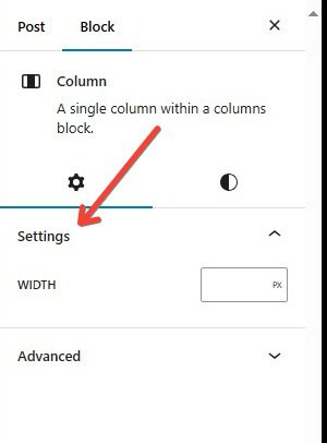 Access block settings