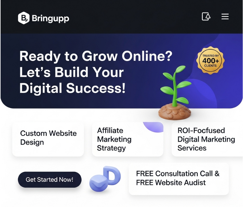 Bringupp website design offer