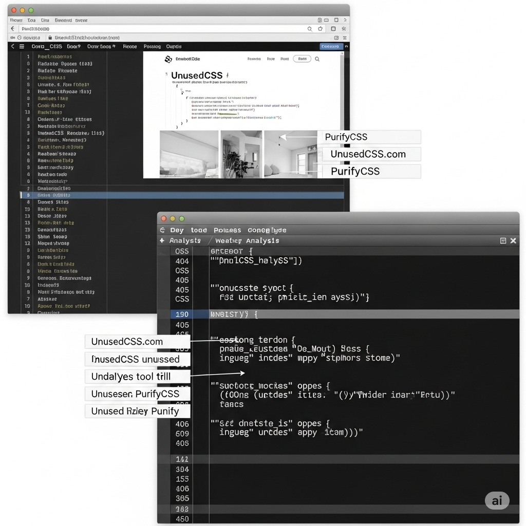 Tools like UnusedCSS.com or PurifyCSS can also help