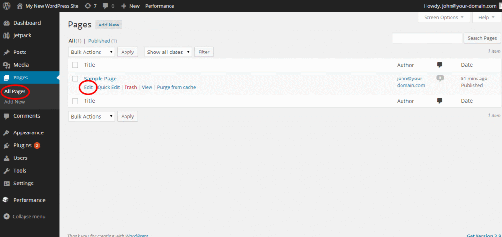 enable comments on word  press post